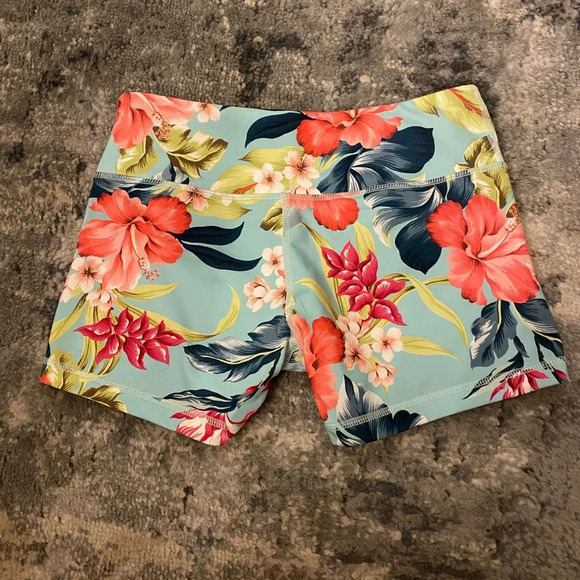 LIFT Hawaiian Print CrossFit Shorts, SZ XS - Picture 2 of 3